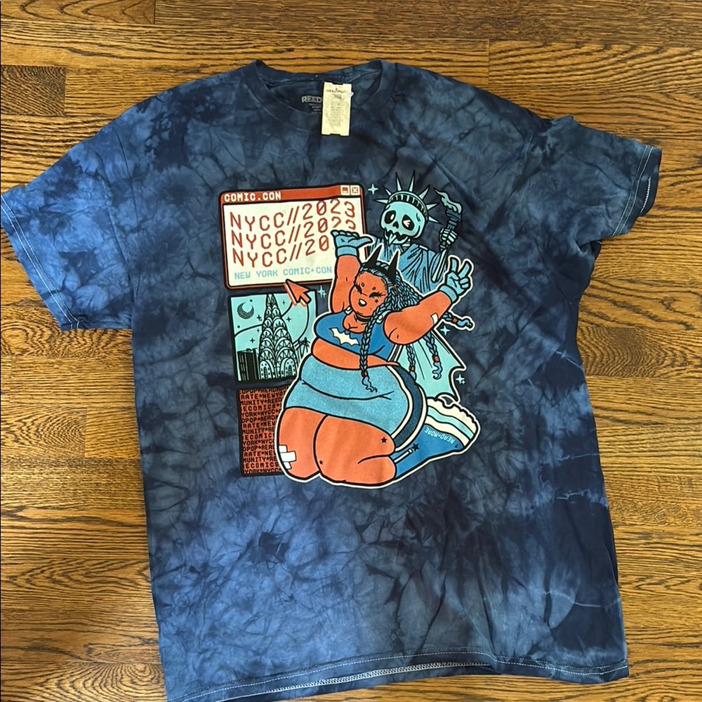 ReedPop Navy Graphic Tee new york comic con nycc 2023 large